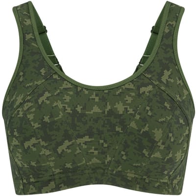 Shock Absorber Active Multi Sport BH – Bronze Green Print - 80C