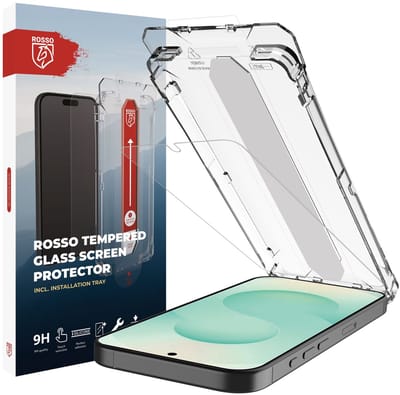 Rosso Screenprotector Geschikt voor Samsung Galaxy S26 Plus | 9H Tempered Glass | Beschermglas | Case Friendly | Met Installatietray | Geen luchtbellen & stof | Eenvoudige montage