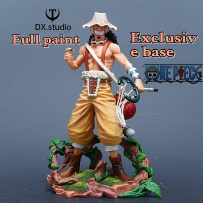 Duurzaam LK studio One Piece Japan Eerste Uitzending Studio Usopp dragn bal anime figuren nieuw PVC Gouden Munt Dief hot toys brown
