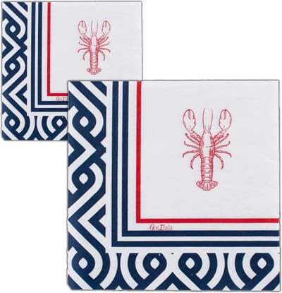 Givi Italia Strand servetten - 32x - nautisch - 3 laags - 33 x 33 cm - feest/verjaardag servetten - strand - maritiem