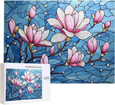Legpuzzel Volwassenen - Houten Puzzel - Ontspannend Tijdverdrijf - Natuurlijk Hout Materiaal - 3000 Stukjes - Orchidee Roze