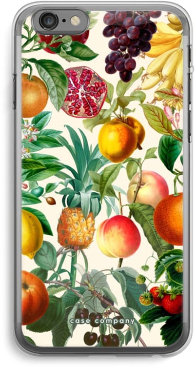 Case Company® - Hoesje geschikt voor iPhone 6 PLUS / 6S PLUS hoesje - Classic Flora - Soft Cover Telefoonhoesje - Bescherming aan alle Kanten en Schermrand