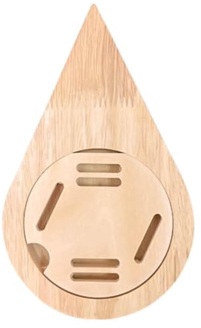 Houten Medaillehouder - Hexagonaal - Voor Basketbal, Gymnastiek en Voetbal