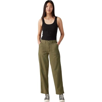Levis Praktische broek met zakken voor dames (Olijfnacht)