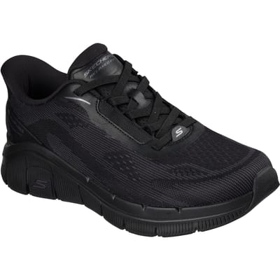 Skechers Relaxed Fit Flex Zayder Textiel Heren Zwarte Mesh/Synthetische Sneakers