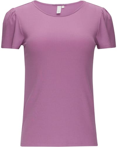 Q/S designed by - T-shirt - Maat S - Vrouwen - Paars - Modal