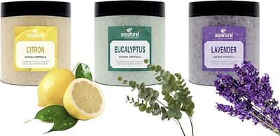 Aquatural 'Fresh' set - Spa aroma crystals 3 x 350 g