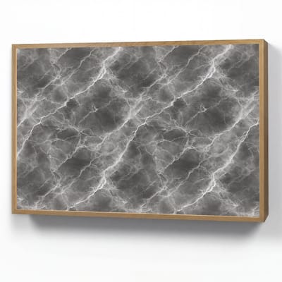 Wandlamp 90x60 cm - Oplaadbaar - Donkergrijs - Bliksem - Marmer - Wandlampen binnen woonkamer - Slaapkamer lamp - Decoratieve nachtlamp - Vloerlamp draadloos