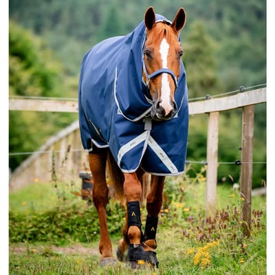Outdoor paardendeken met halsbedekking Horseware Amigo 1200D Plus 50g