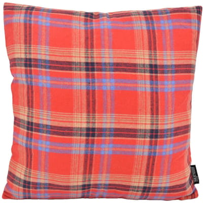 Gek op kussens! Sierkussen kerst tartan | 45 x 45 cm | viscose/polyester