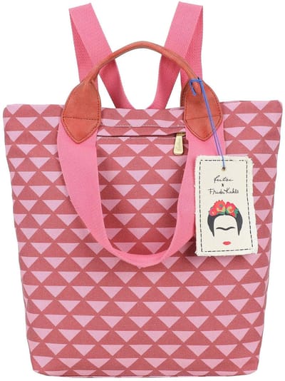 Fritzi aus Preußen shopper rugzak Fritzi x Frida Kahlo Fritzi Ju Limited Geo roze