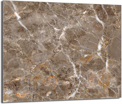 TMK ArtDeko Serie - Glazen Beschermplaat voor Fornuis - 60x52 - Marmer