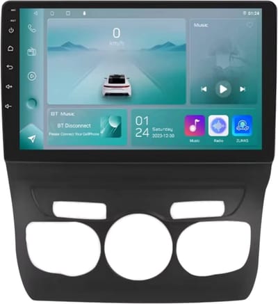 Autoradio met bluetooth - Carplay - Voor Citroën C4 / C4L (2013-2017) - Geschikt voor Apple en Android - Stereo - Navigatie - Navigatiesysteem auto
