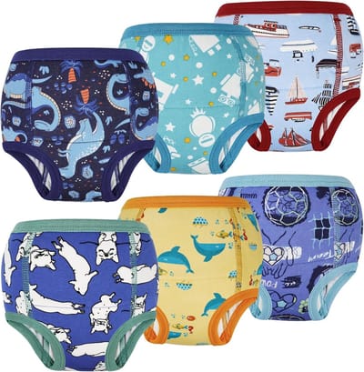 Oefenbroekjes Baby - Potty Training - Zindelijkheidstraining - Lekvrij Ontwerp - 6 Stuks - Groen
