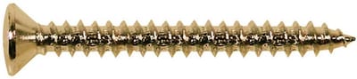 Boston TS-03-G Ovalen Tapenschroeven 4x45mm - Goud, 12 Stuks