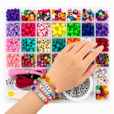 BOTC Sieraden Set - knutselen meisjes - armbandjes maken meisjes - 20kleuren - 4500-delig - Sprankelende Sieraden Maken Pakket - Kralen Set