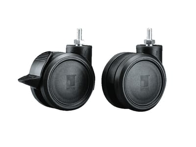 Rittal Heavy Duty Dubbele Zwenkwielen Set 120kg M12 - 7495000 [4 Stuks]