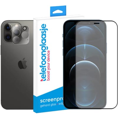 iPhone 12 Pro Max scherm + camera screenprotector
