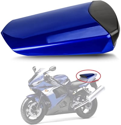 Dailygoods- Achterbank Cover - Bescherming voor Yamaha YZF R6 2003/2004/2005 - Hoogwaardig ABS-kunststof - Eenvoudige installatie - Blauw - Gloednieuw aftermarket item - Motorzitting