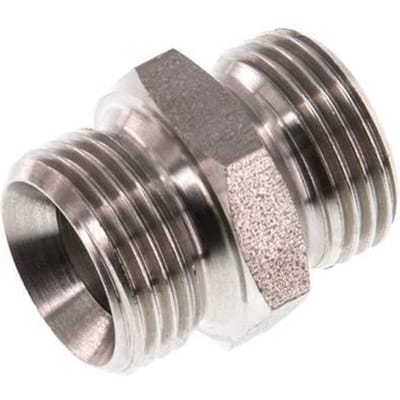 G 3/8'' RVS Borstnippel 40 Bar