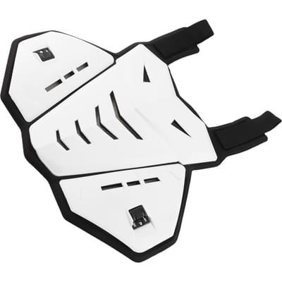 Veste Protectrice Durable pour Moto Gilet Blindé Stunt Racing Biker Protection Poitrine White