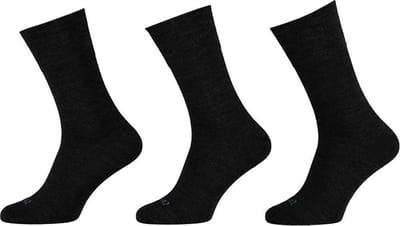 Apollo - 6-Pack - Merino Diabetessokken - Losse Boord - Naadloos - Heren - antraciet - 39-42 - 120104000