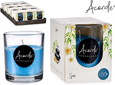 Acorde - Geurkaarsenset 2 stuks - SPA + OCEAAN - in glas - 30u