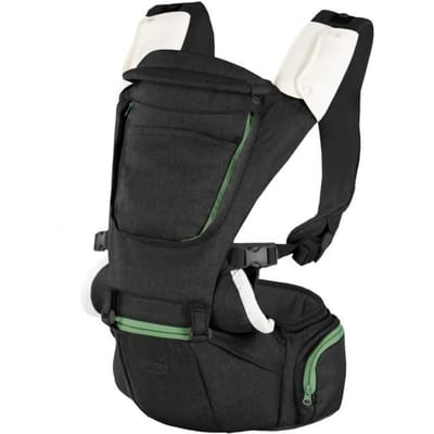 Porte-bébé ergonomique CHICCO - Hip Seat Pirate Black - Ventrale/dos - Mixte - 0-15kg