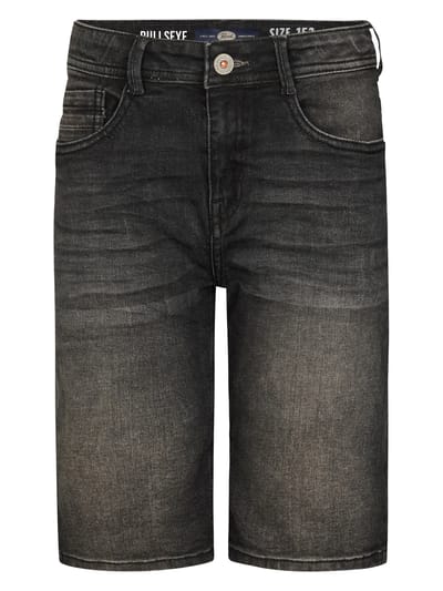 Petrol Industries - Jongens Bullseye Regular Fit Denim Short SanFelipe - Zwart - Maat 116