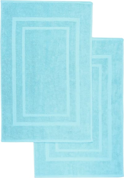 2-pack badmatten badmatten 100% katoen 50 x 80 cm douchematten douchematten dubbelpak