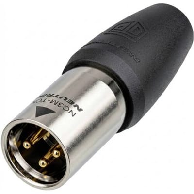 Neutrik NC3MX1-TOP XLR-connector Stekker, recht Aantal polen: 3 Mono Zilver 1 stuk(s)