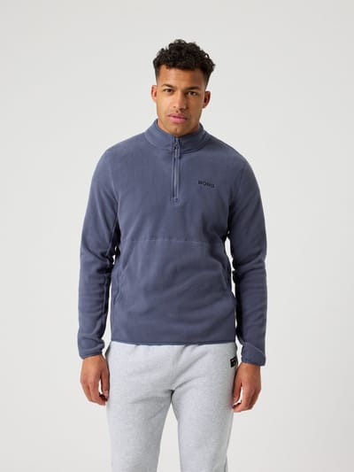 Björn Borg Fleece Vest Met Rits - Trui met Lange Mouwen Fleece - Odyssey Grijs - Maat S