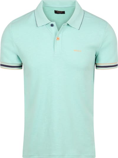 NZA Polo Bay Jacquard Mist Groen - Maat XXL - Heren