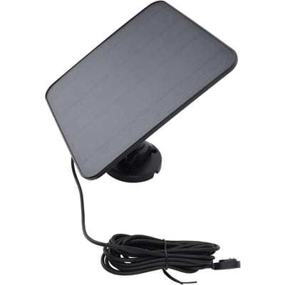 6V 5W Camera Zonnepaneel Draagbaar Stabiele Stroom Verbeterde Veiligheid IP65 Waterbestendig Beveiligingscamera gray