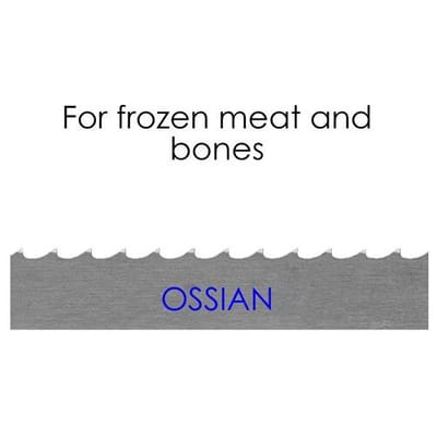 GGM Gastro (5 Stück) Bandsägeblatt Ossian - 1650mm - Zahnung 8mm Zilver