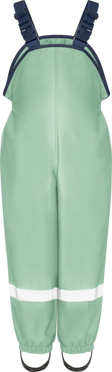 Licht groen fleece gevoerde regenbroek / tuinbroek van Playshoes 86