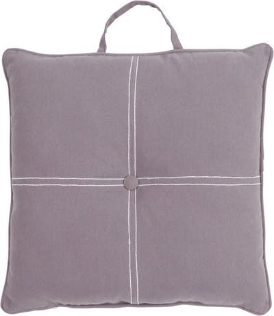 Jilly Charcoal Grijs Mattress Handle | 40 X 40 | Sierkussen Voor Woonkamer Of Slaapkamer