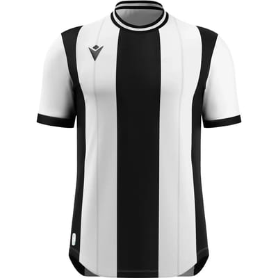 Macron Propus Eco Shirt Korte Mouw Heren - Wit / Zwart | Maat: 3XL