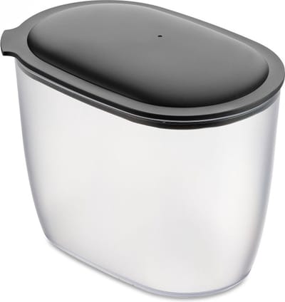 Voorraadpot, Ovaal, 1.4 L, As Grijs - Koziol | Connect
