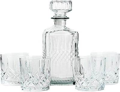 Quid | Whiskyset met karaf en 4 glazen