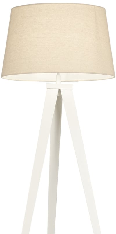 Lumidora Vloerlamp 31391 - ANTIQUA - E27 - Wit - Beige - Zand - Metaal - ⌀ 51 cm