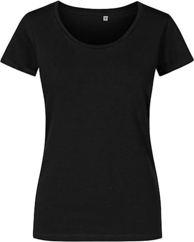 Promodoro Women´s Deep Scoop T-Shirt XO1545 - Black - 3XL