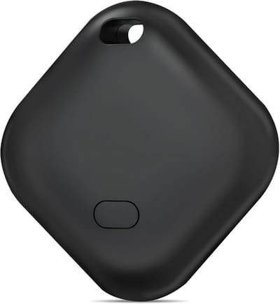 1 stuks Bluetooth Object Locator Plocator, compatibel met Apple Lokaliseren (alleen iOS), Smart Object Tracker voor koffers/sleutels/tassen（zwart）