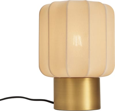 QAZQA pluni - Japandi Tafellamp - 1 lichts - H 27 cm - Beige - Woonkamer | Slaapkamer | Keuken