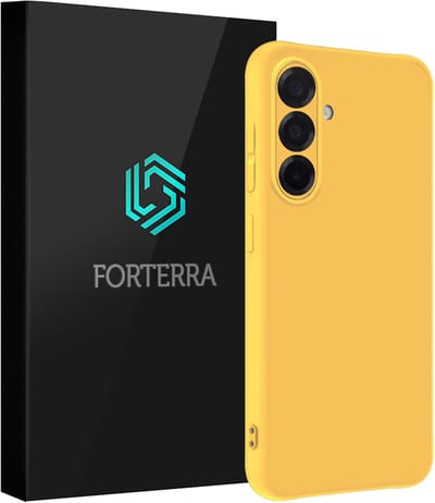 Hoesje Geschikt voor Samsung Galaxy A36 - Sterk & Shockproof - Siliconen Case - Hoes Cover - Geel
