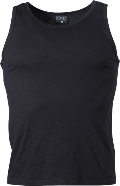 MFH US Tanktop - Zwart - 170 g/m² - MAAT L
