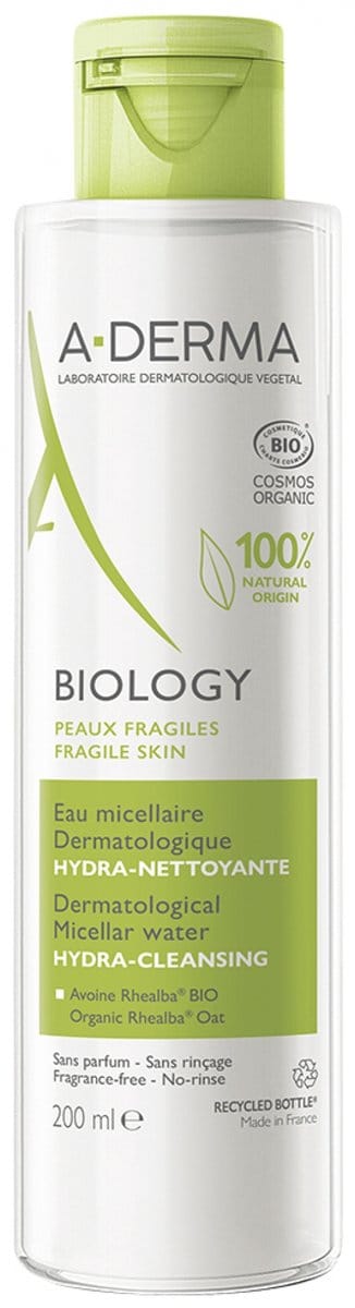 A-DERMA – BIOLOGY HYDRATEREND EN REINIGEND DERMATOLOGISCH MICELLAIR WATER – Hydraterend Micellair Water - BIOLOGY