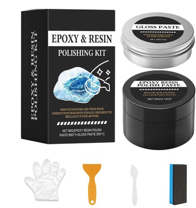 Polijstpasta Set - Krasverwijderaar - Epoxy Herstellen - Hoogglans Resultaat - 130g
