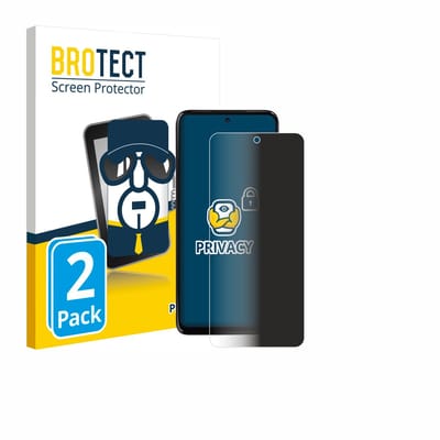 BROTECT - privacy screenprotector voor Motorola Moto G17 - Folie Beschermfolie Blauwlichtfilter 2 Stuks