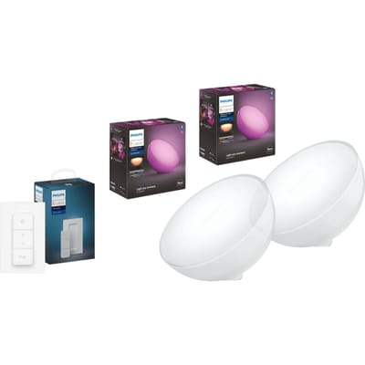 Philips Hue Go 2-pack White and Color  + dimmer